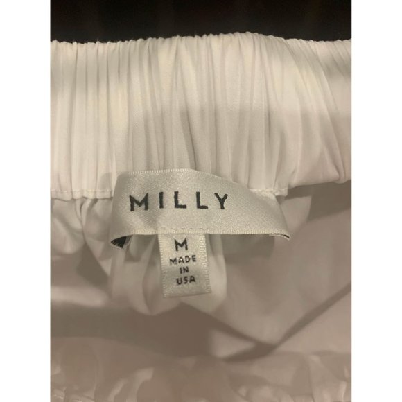Milly cold shoulder women’s top, white, size medium - Picture 3 of 4